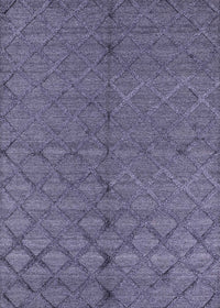 Machine Washable Industrial Modern Dark Slate Blue Purple Rug, wshurb3186