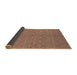 Sideview of Oriental Brown Industrial Rug, urb3187brn