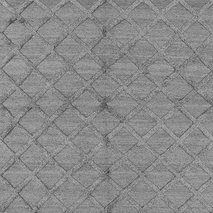 Machine Washable Oriental Gray Industrial Rug, wshurb3187gry