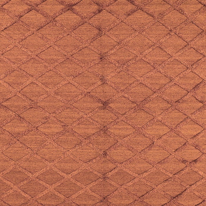 Square Oriental Orange Industrial Rug, urb3187org