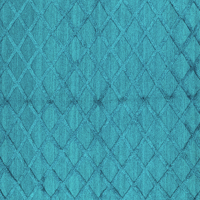 Square Oriental Turquoise Industrial Rug, urb3187turq