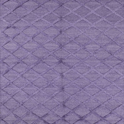 Square Mid-Century Modern Purple Oriental Rug, urb3187