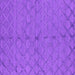 Square Machine Washable Oriental Purple Industrial Area Rugs, wshurb3187pur