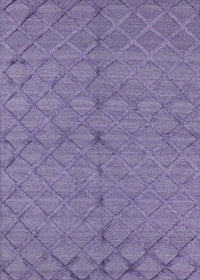 Machine Washable Industrial Modern Purple Sage Bush Purple Rug, wshurb3187