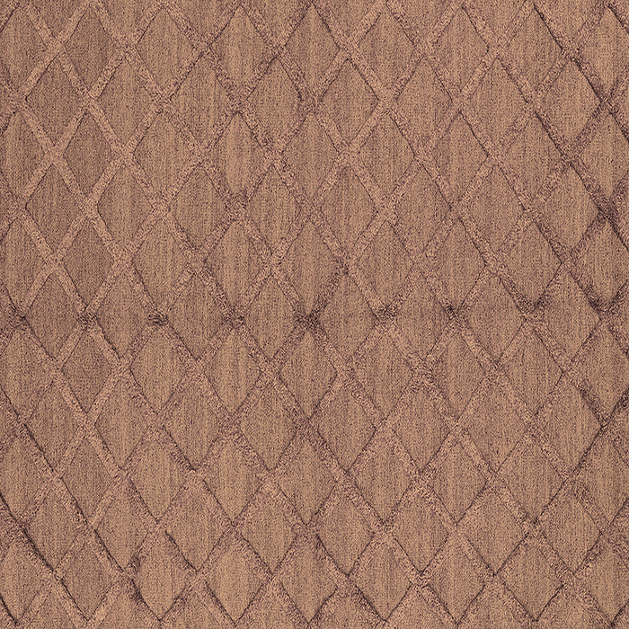 Square Oriental Brown Industrial Rug, urb3187brn