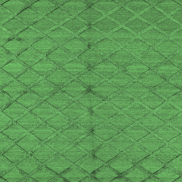 Square Machine Washable Oriental Green Industrial Area Rugs, wshurb3187grn