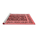 Industrial Red Washable Rugs