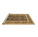 Sideview of Machine Washable Oriental Brown Industrial Rug, wshurb3188brn