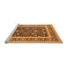 Sideview of Machine Washable Oriental Orange Industrial Area Rugs, wshurb3188org