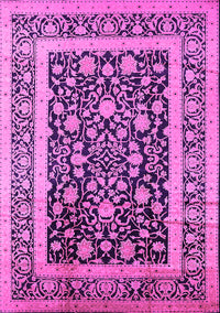 Oriental Pink Industrial Rug, urb3188pnk