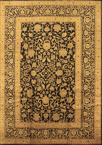 Oriental Brown Industrial Rug, urb3189brn