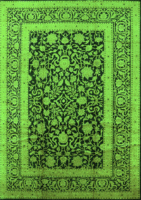 Oriental Green Industrial Rug, urb3189grn