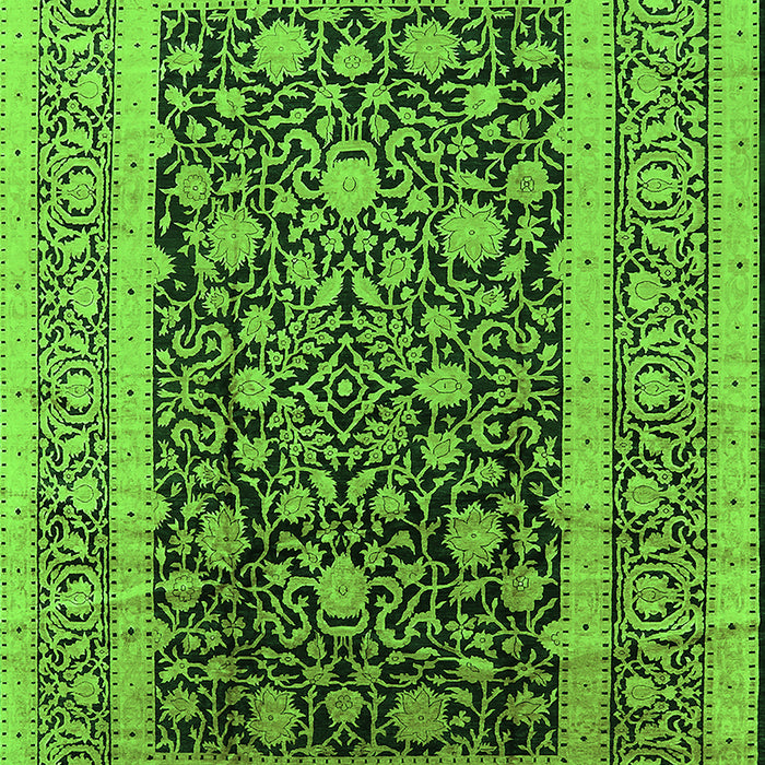 Oriental Green Industrial Rug, urb3189grn