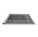 Sideview of Machine Washable Oriental Gray Industrial Rug, wshurb3189gry