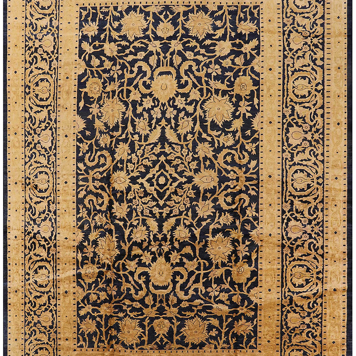 Mid-Century Modern Bakers Brown Oriental Rug, urb3189