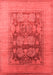 Oriental Red Industrial Area Rugs