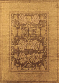 Oriental Brown Industrial Rug, urb3190brn