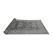 Sideview of Oriental Gray Industrial Rug, urb3190gry