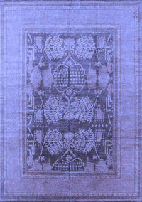 Oriental Blue Industrial Rug, urb3190blu