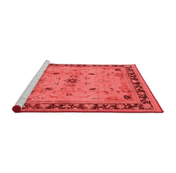 Industrial Red Washable Rugs