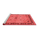 Industrial Red Washable Rugs