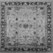 Square Oriental Gray Industrial Rug, urb3191gry