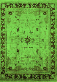 Oriental Green Industrial Rug, urb3191grn