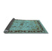 Sideview of Oriental Light Blue Industrial Rug, urb3191lblu