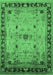 Oriental Emerald Green Industrial Rug, urb3191emgrn