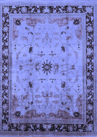 Oriental Blue Industrial Rug, urb3191blu