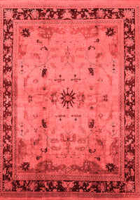 Oriental Red Industrial Rug, urb3191red