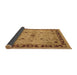 Sideview of Oriental Brown Industrial Rug, urb3191brn