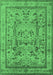 Oriental Emerald Green Industrial Rug, urb3192emgrn