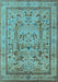 Oriental Light Blue Industrial Rug, urb3192lblu