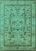 Oriental Turquoise Industrial Rug, urb3192turq