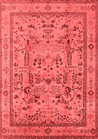 Oriental Red Industrial Rug, urb3192red