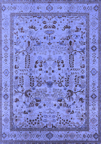 Oriental Blue Industrial Rug, urb3192blu