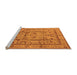 Sideview of Machine Washable Oriental Orange Industrial Area Rugs, wshurb3192org