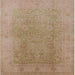 Square Mid-Century Modern Light Copper Gold Oriental Rug, urb3193