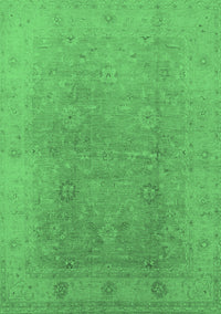 Oriental Emerald Green Industrial Rug, urb3193emgrn