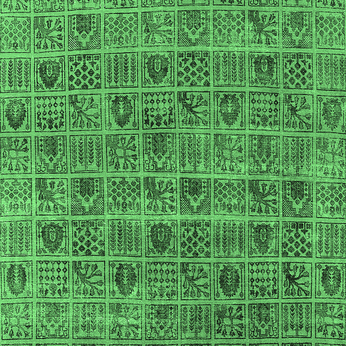 Oriental Emerald Green Industrial Rug, urb3194emgrn