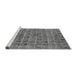 Sideview of Machine Washable Oriental Gray Industrial Rug, wshurb3194gry