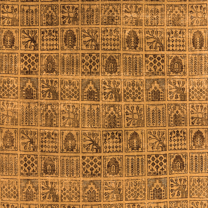 Machine Washable Oriental Orange Industrial Area Rugs, wshurb3194org