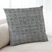 Lifestyle Image of Mid-Century Modern Urban Square Gray Throw Pillow, 18 inch by 18 inch, pwurb3194