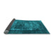 Sideview of Oriental Light Blue Industrial Rug, urb3195lblu