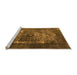 Sideview of Machine Washable Oriental Orange Industrial Area Rugs, wshurb3195org