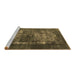 Sideview of Machine Washable Oriental Brown Industrial Rug, wshurb3195brn