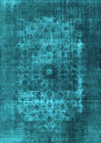 Oriental Light Blue Industrial Rug, urb3195lblu