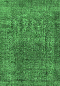 Oriental Emerald Green Industrial Rug, urb3196emgrn