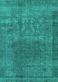 Oriental Turquoise Industrial Rug, urb3196turq